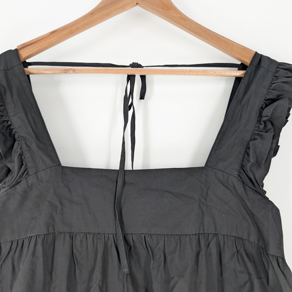 Gray Tiered Ruffle‎ Mini Sundress - Picture 6 of 12